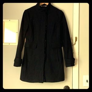 Banana Republic wool coat black